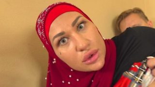 A woman in a hijab stole the savings and has to pay with her pussy – Emma Turner